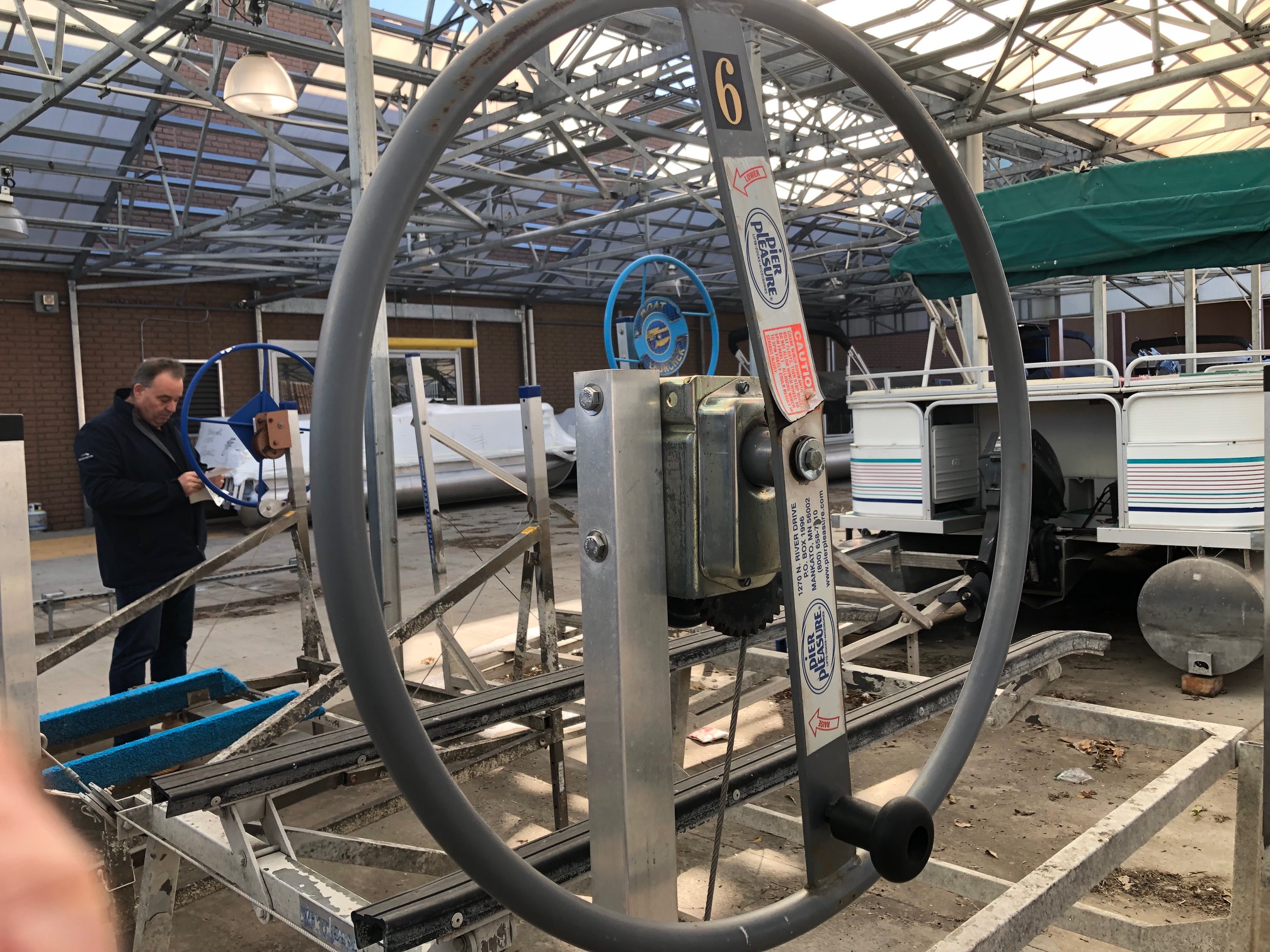 Pier Pleasure Jet Ski Lift Pontoon1